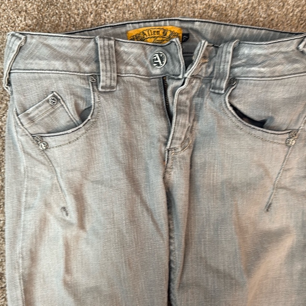 Allen B. Schwartz size 27 gray jeans